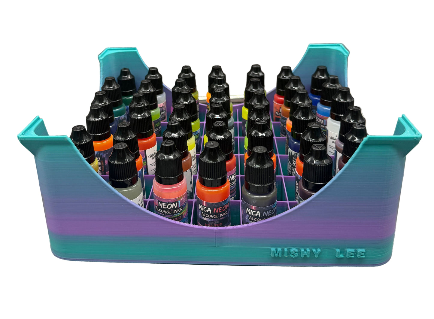 3D Printed 42 Count Alcohol Ink / Marbling Paint Holder - Stackable