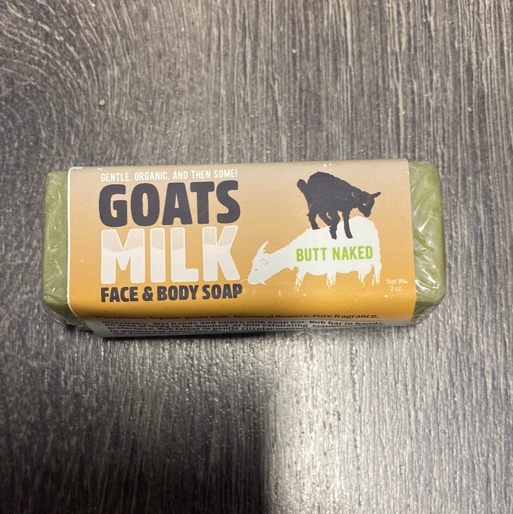 Goats Milk Soap Bar - Butt Naked