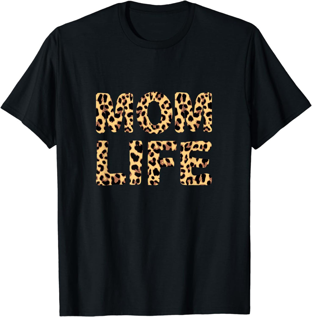 Mom Life Cheetah T-Shirt