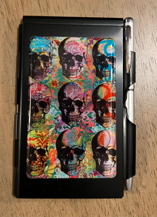 Skull Mosaic Notepad