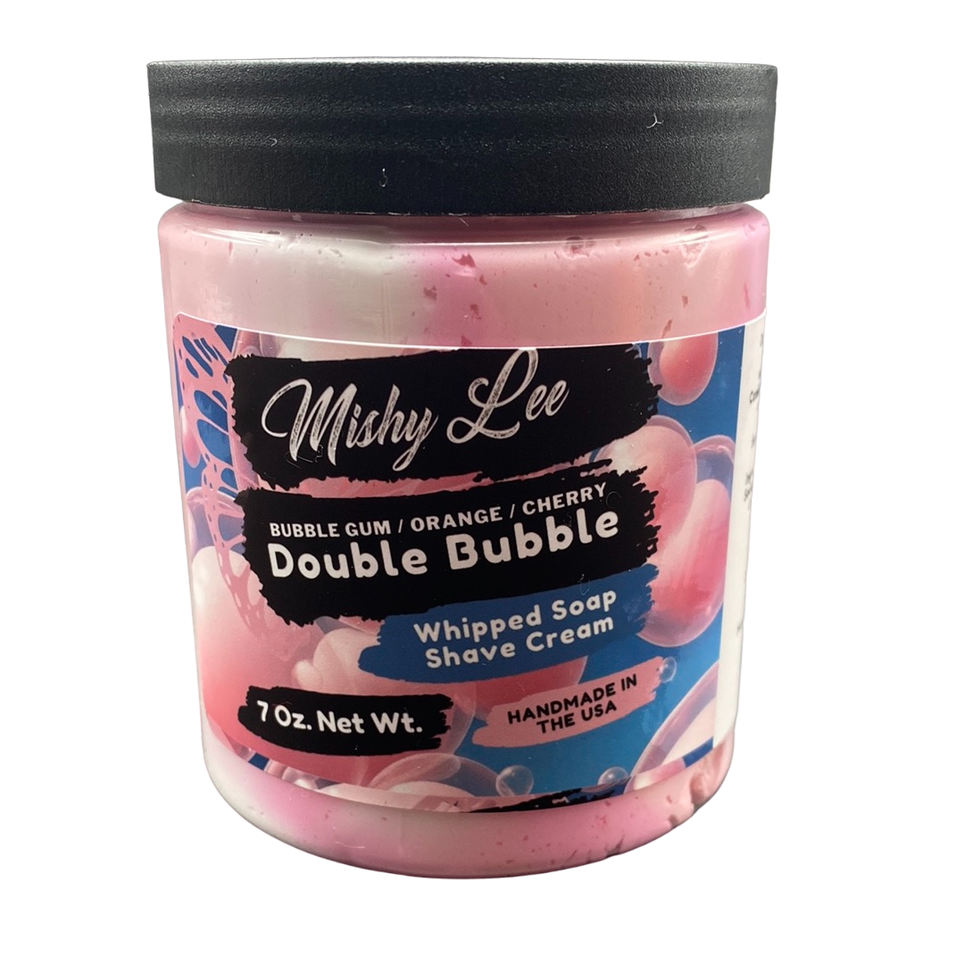 Double Bubble Whipped Soap and Shave - 7 Oz.