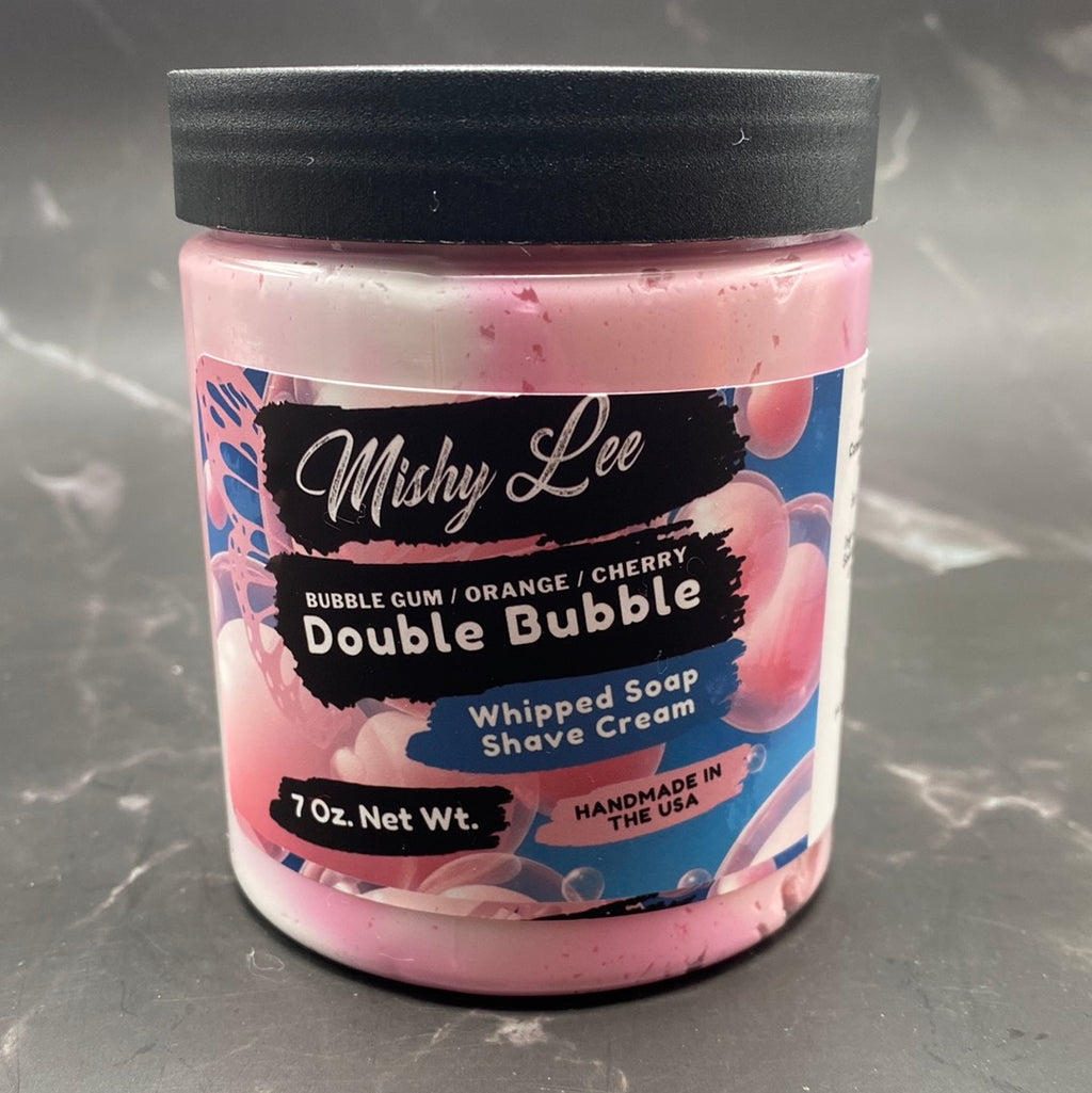 Double Bubble Whipped Soap and Shave - 7 Oz.