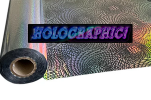 Metallic Holographic Textile Foil - Penelope Hologram