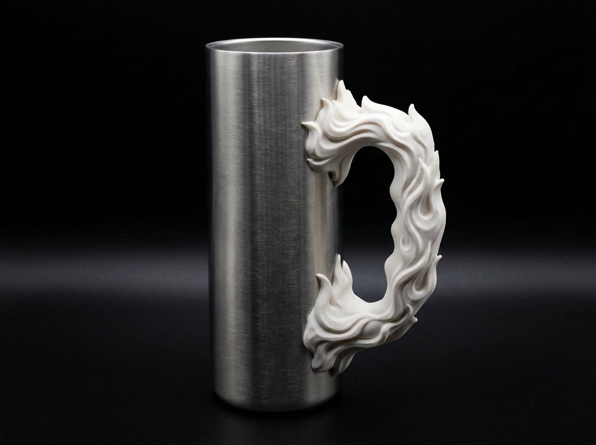 Flame V1 Tumbler Handle 3D Printing STL – Digital Download