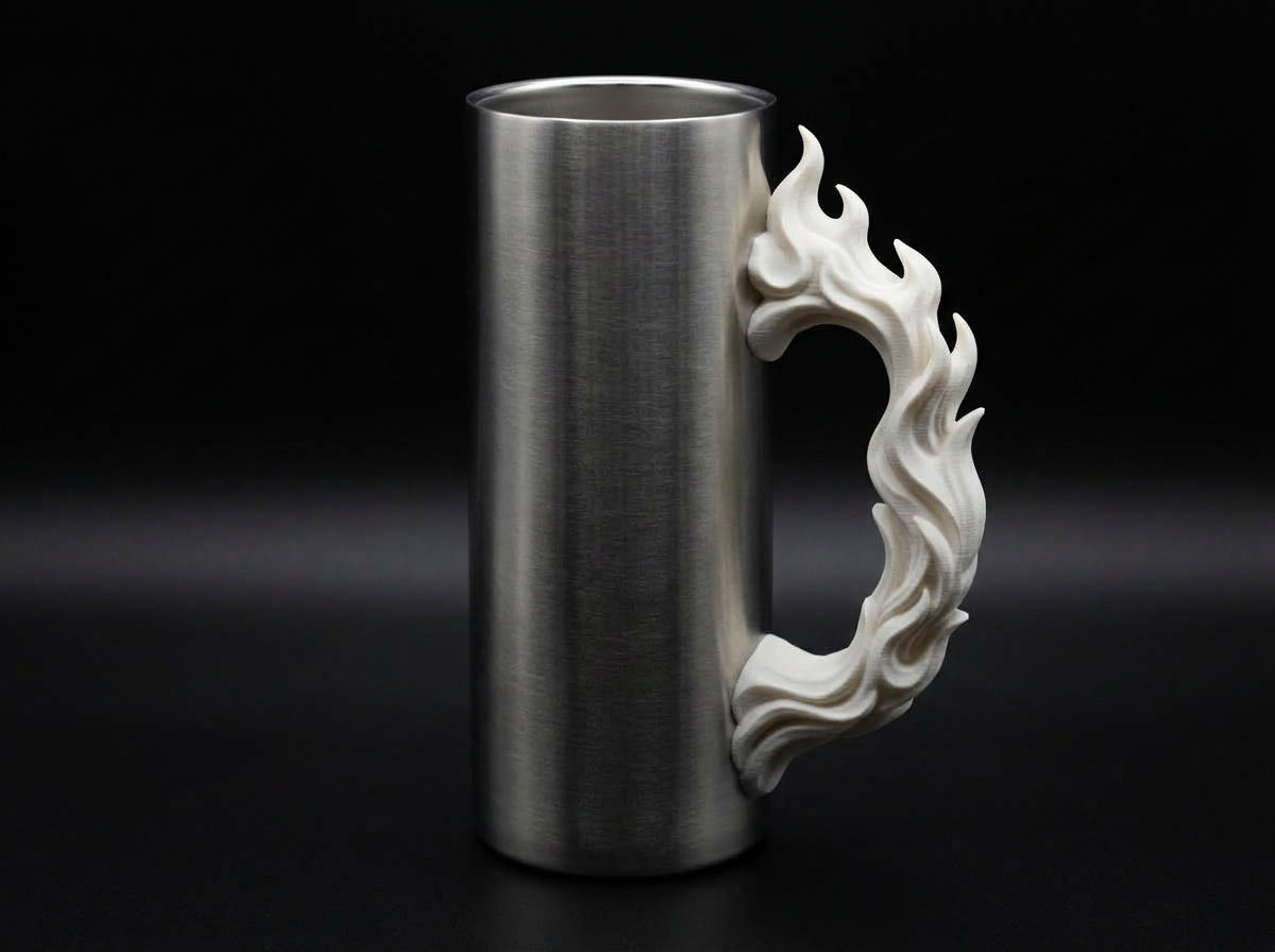 Flame V3 Tumbler Handle 3D Printing STL – Digital Download