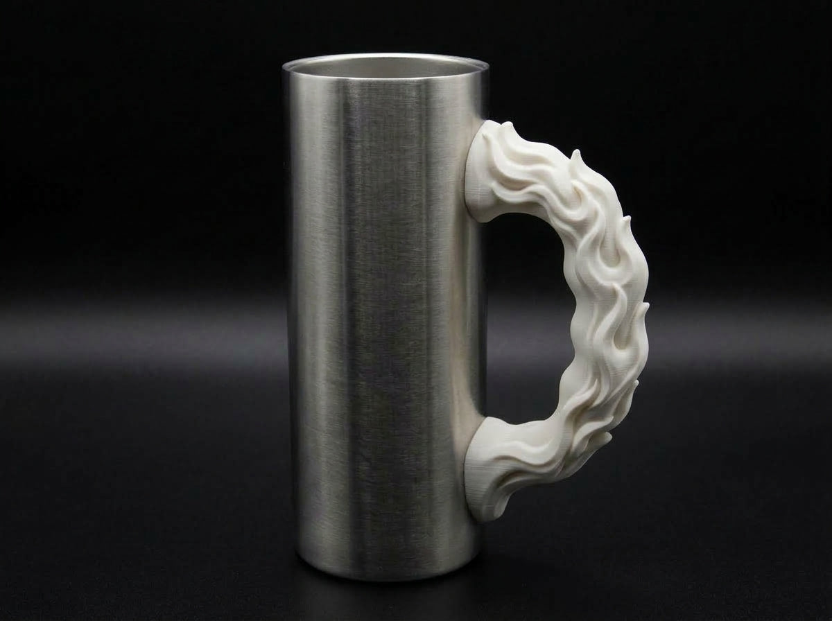 Flame V2 Tumbler Handle 3D Printing STL – Digital Download