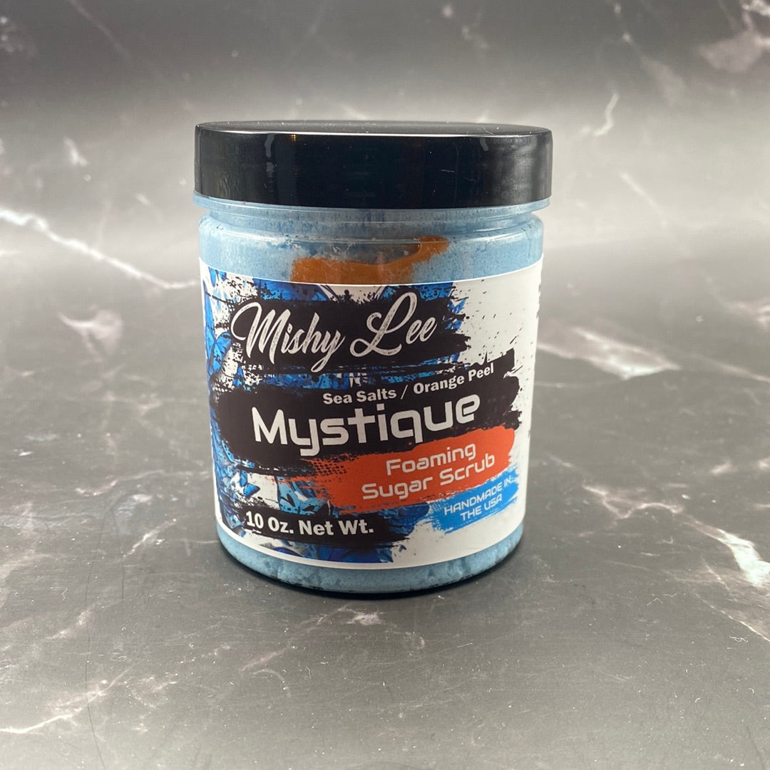 Mystique Foaming Sugar Scrub - 10 Oz.