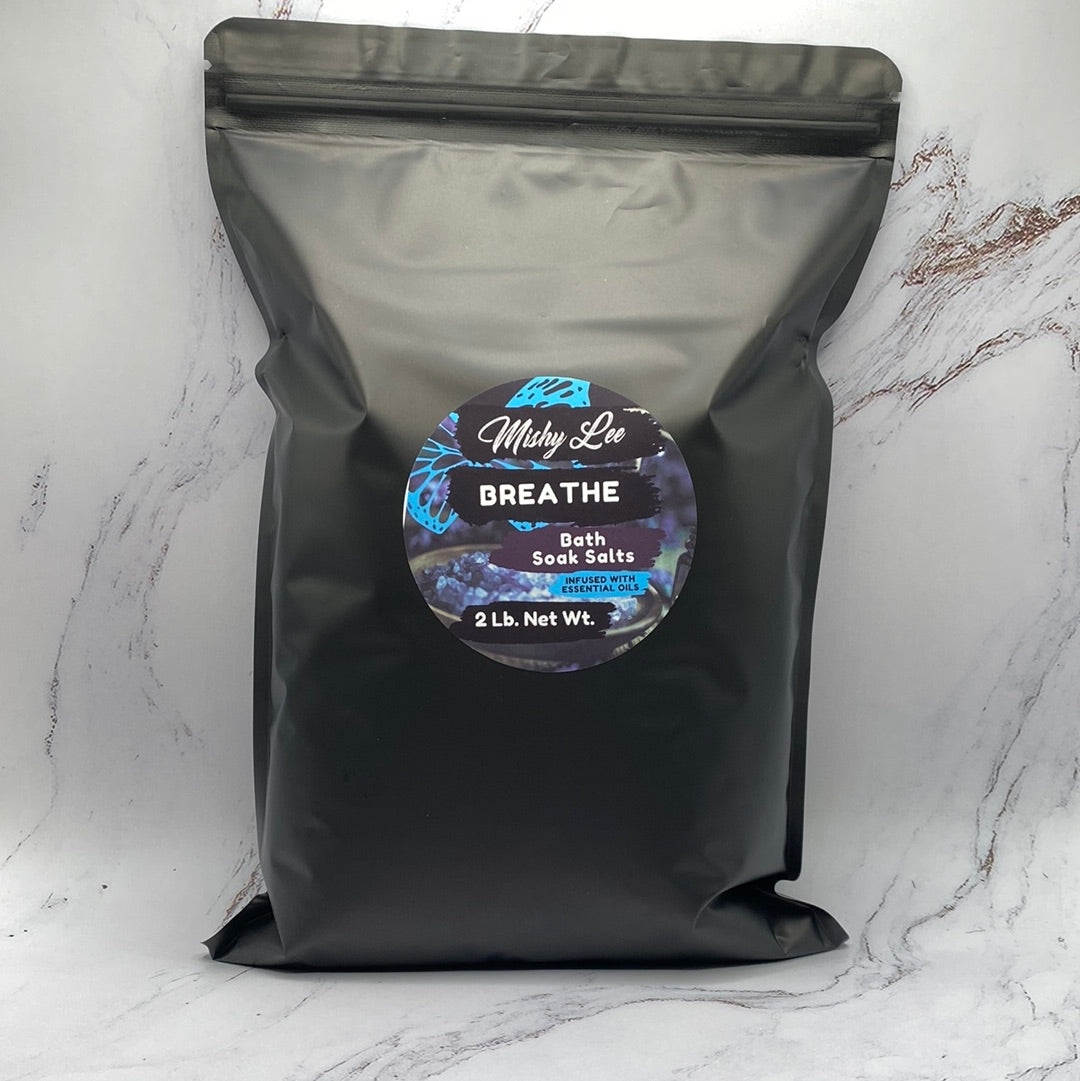 Breathe Bath Soak Salts - 2 Lb.