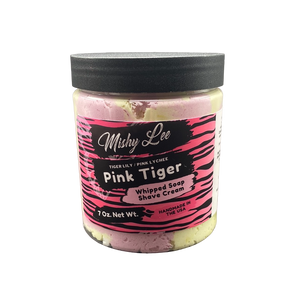 Pink Tiger Whipped Soap and Shave - 7 Oz.