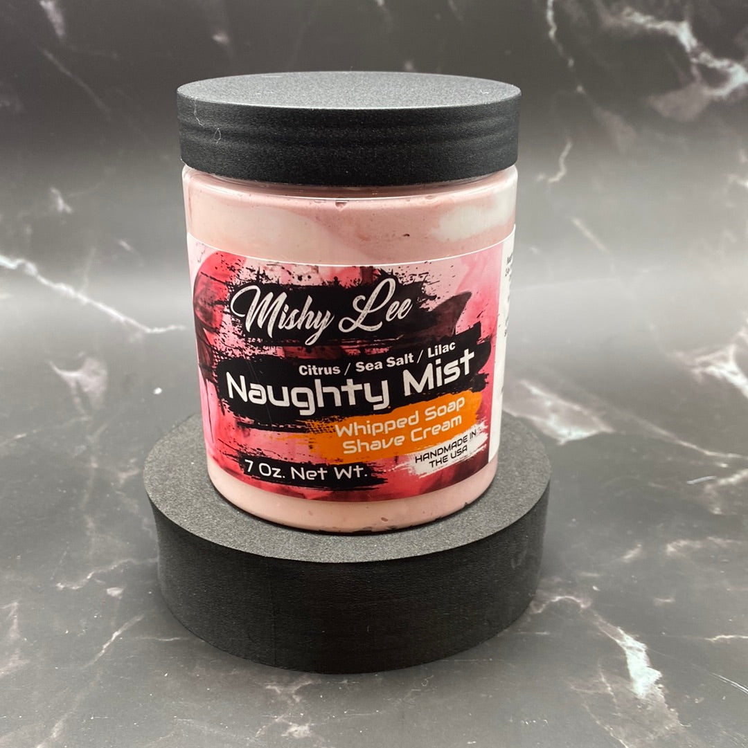 Naughty Mist Whipped Soap and Shave - 7 Oz.