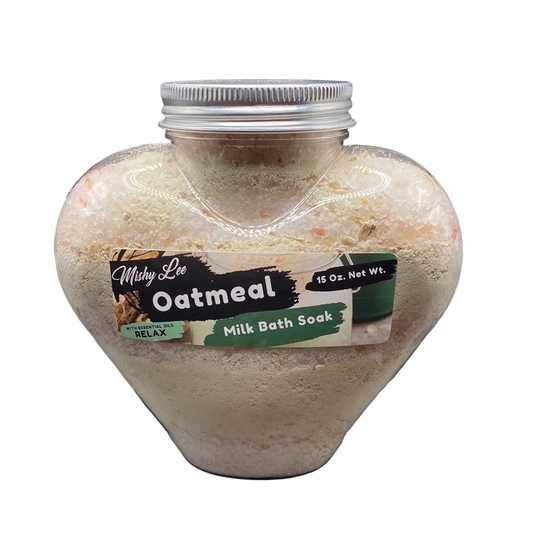 Relaxing Oatmeal Milk Bath Soak with Essential Oils - 15 Oz.