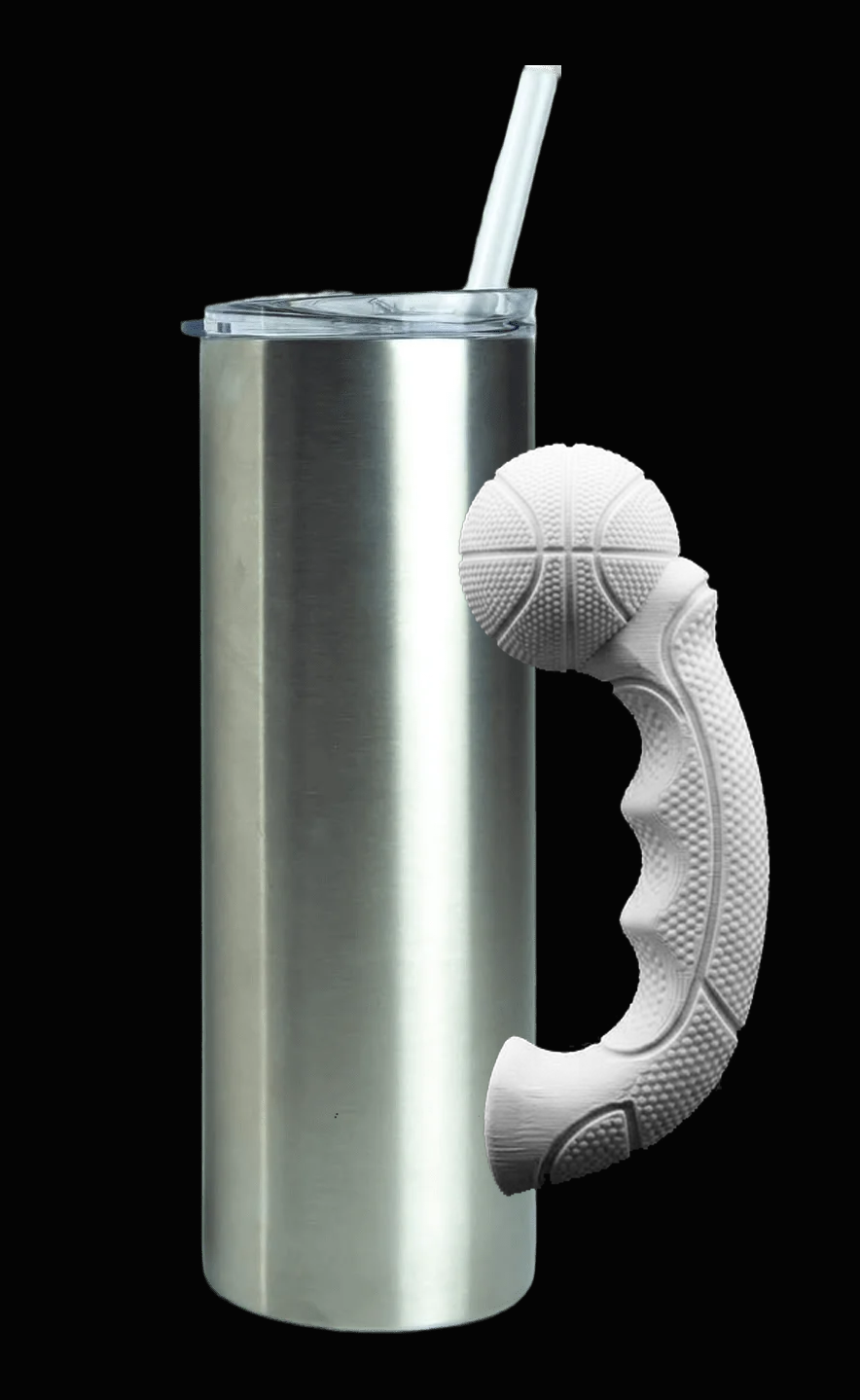3D Printed Tumbler Handles - Multiple Designs - Hooping It Up Series