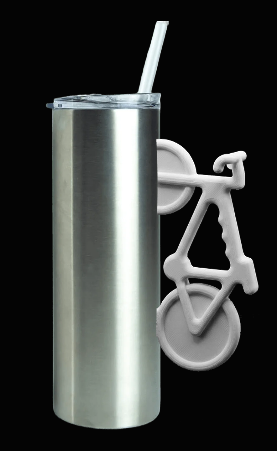 Bicycle Tumbler Handle 3D Printing STL – Digital Download