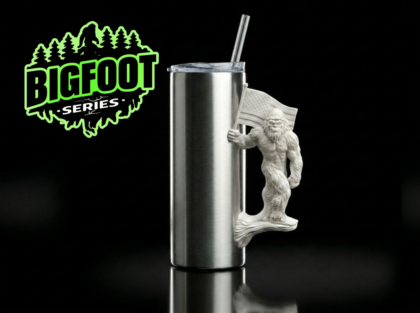 3D Printed Tumbler Handles - Multiple Designs - Bigfoot Series