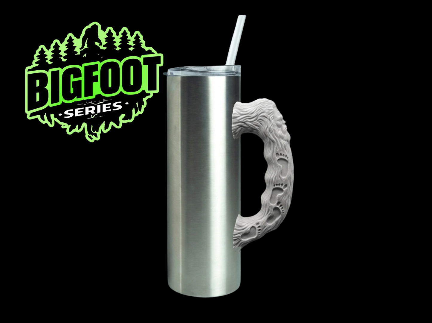 3D Printed Tumbler Handles - Multiple Designs - Bigfoot Series