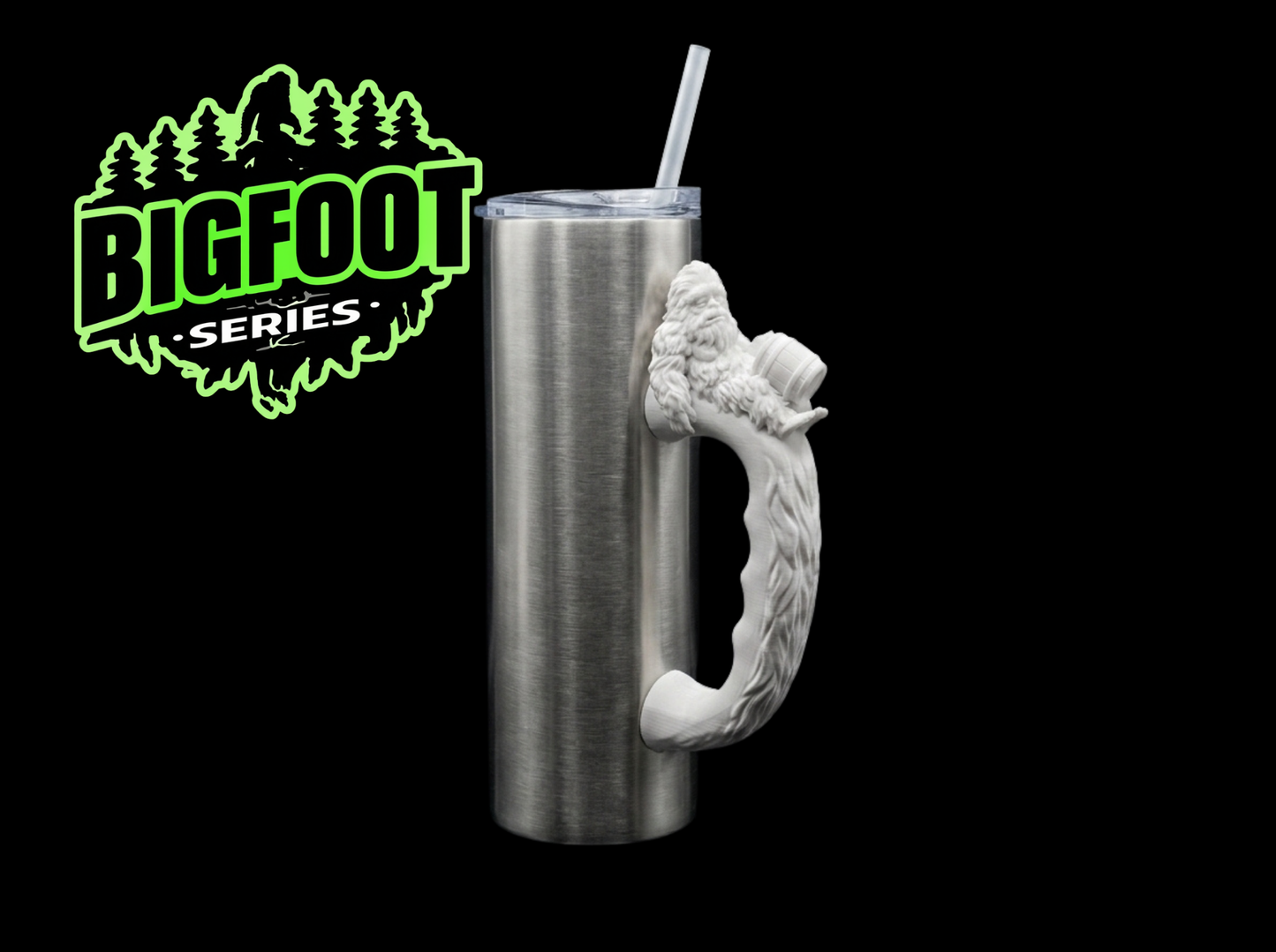 3D Printed Tumbler Handles - Multiple Designs - Bigfoot Series
