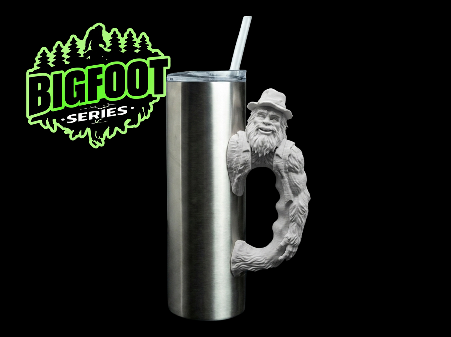 3D Printed Tumbler Handles - Multiple Designs - Bigfoot Series