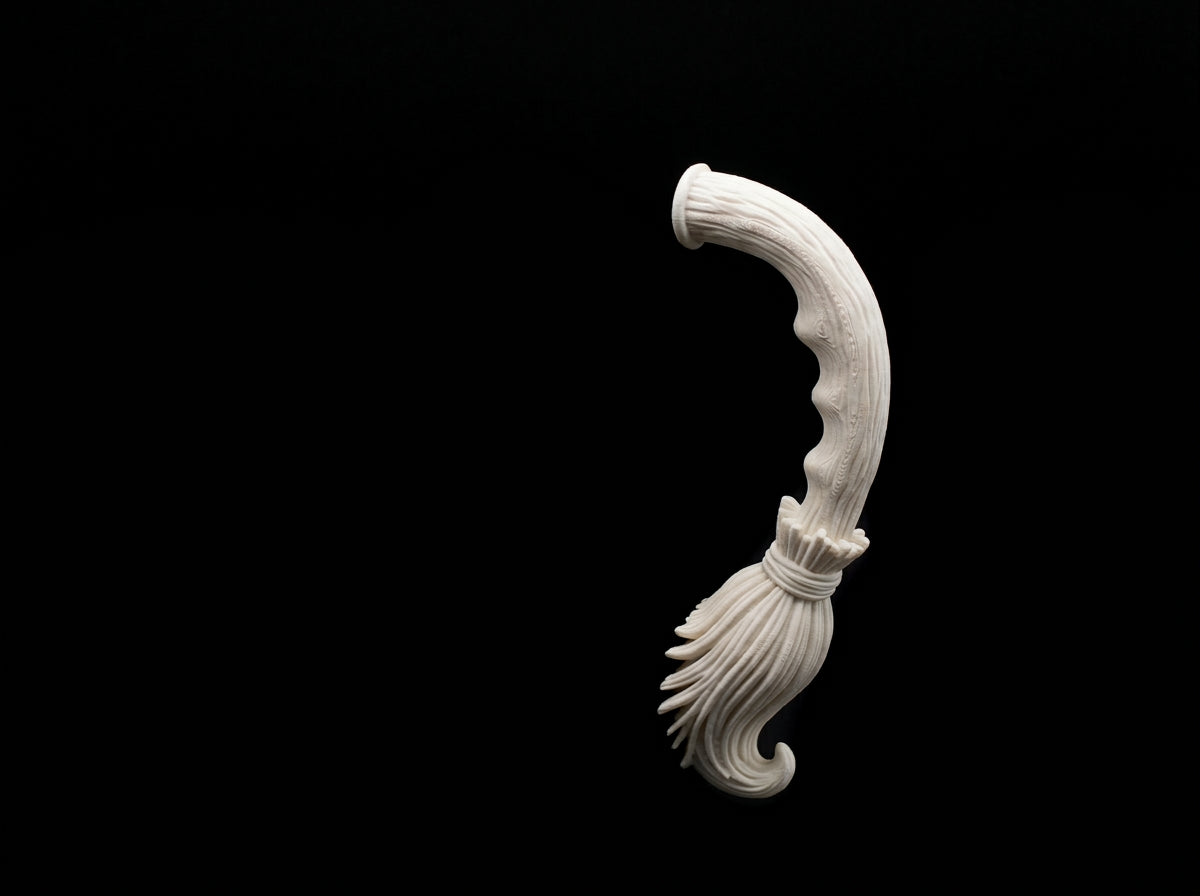 Witch Broom V3 Tumbler Handle 3D Printing STL – Digital Download