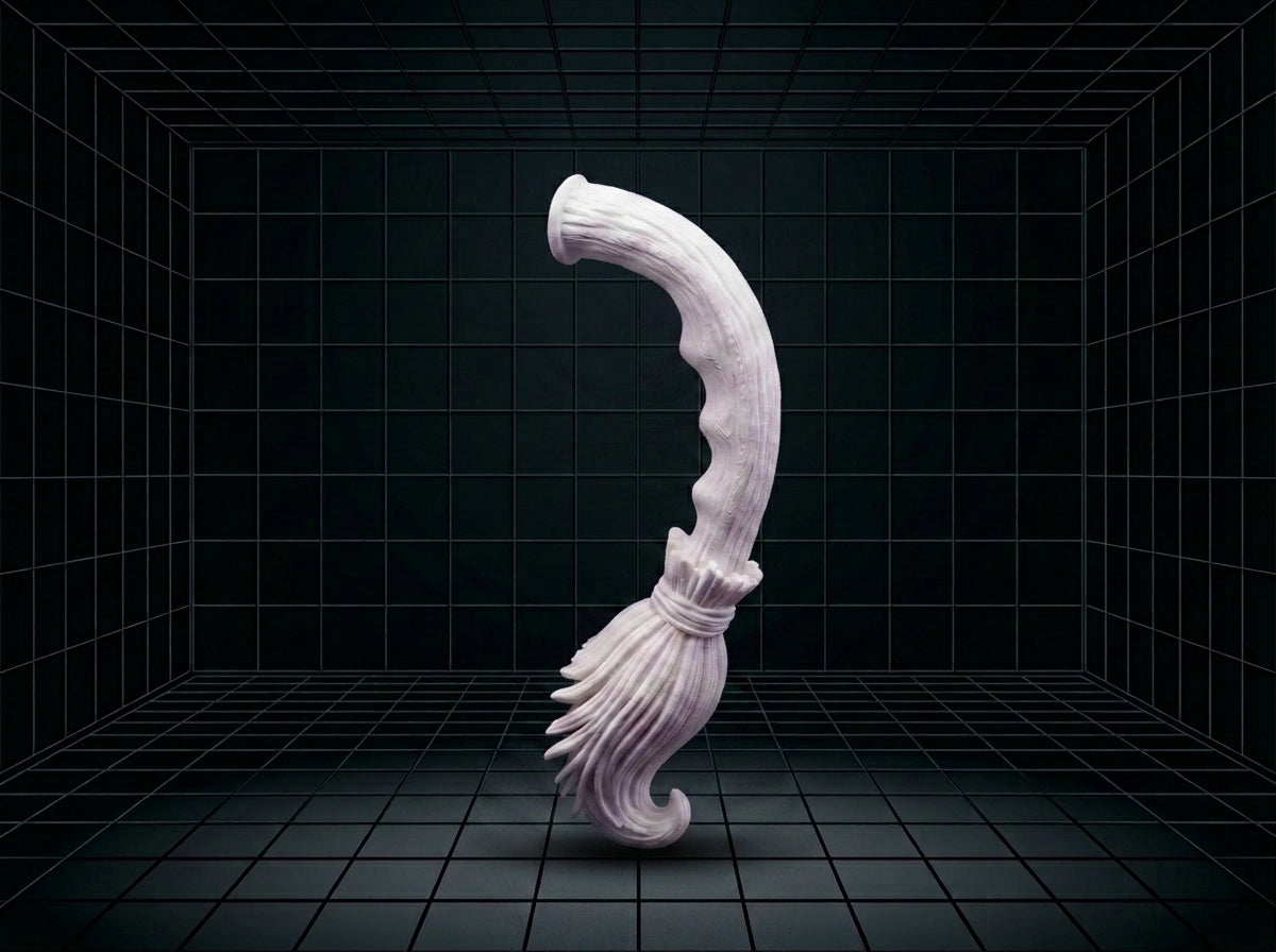 Witch Broom V3 Tumbler Handle 3D Printing STL – Digital Download