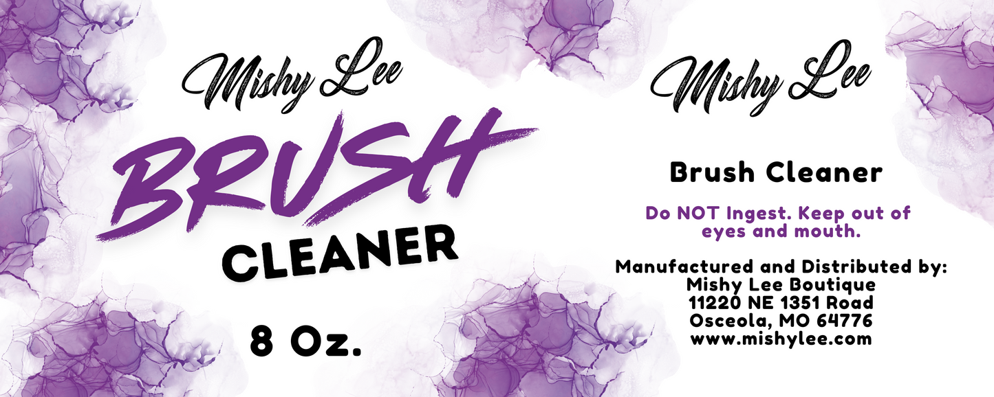 Mishy Lee Brush Cleaner - 8 Oz Jar