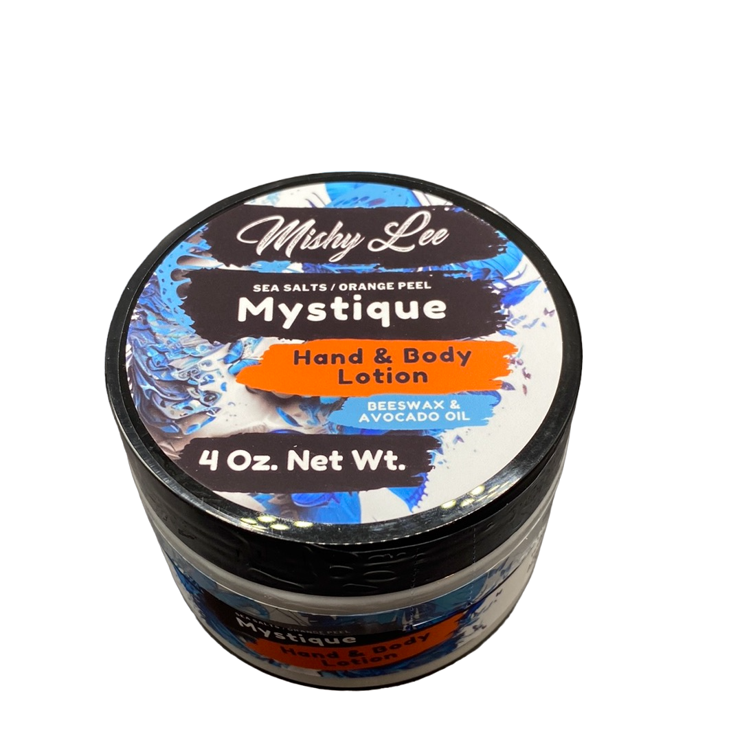 Mystique 4 Oz - Mishy Lee Beeswax and Avocado Hand & Body Lotion