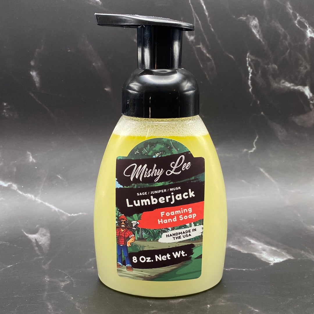 Lumberjack 8 Oz - Mishy Lee Foaming Hand Soap