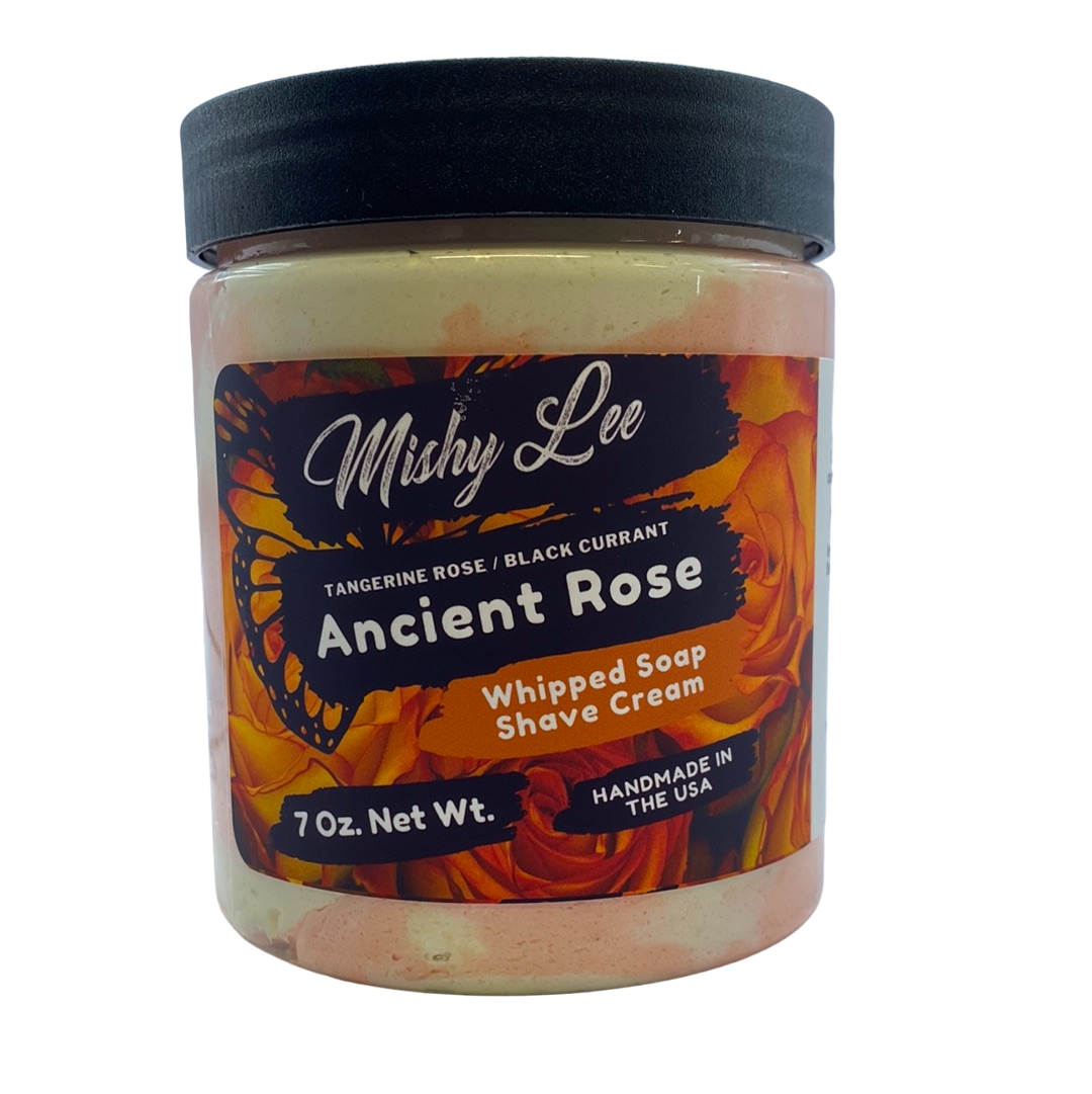 Ancient Rose Whipped Soap and Shave - 7 Oz.