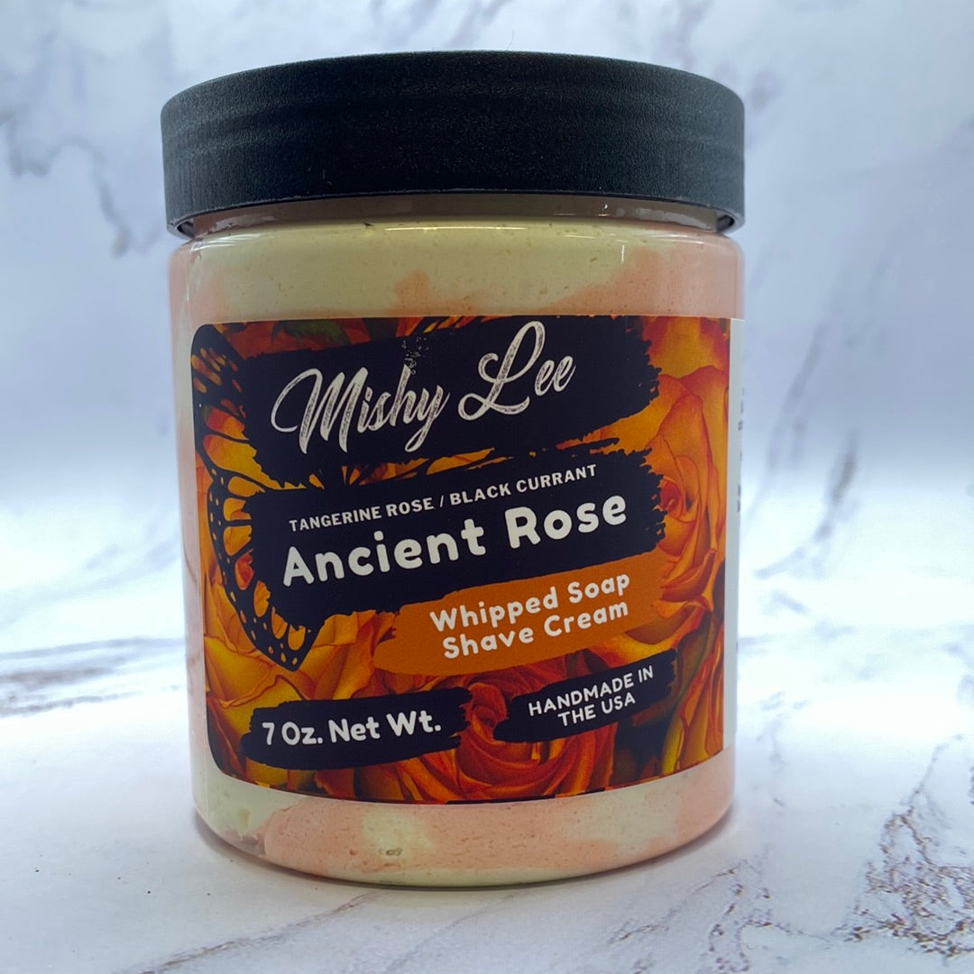 Ancient Rose Whipped Soap and Shave - 7 Oz.