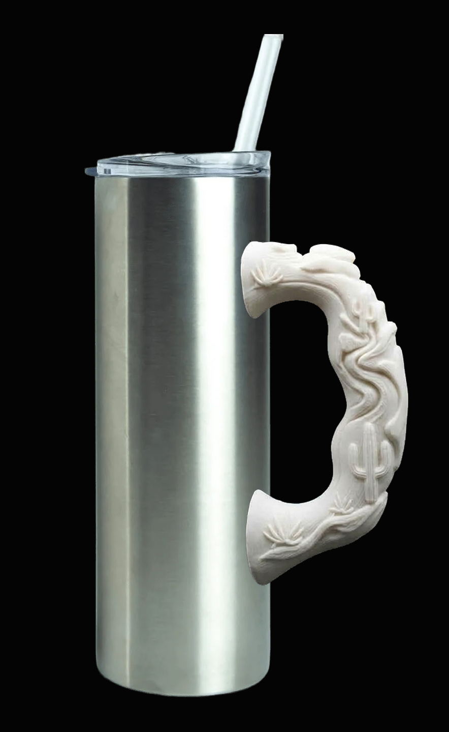 3D Printed Tumbler Handles - Multiple Designs - Western Rider Series