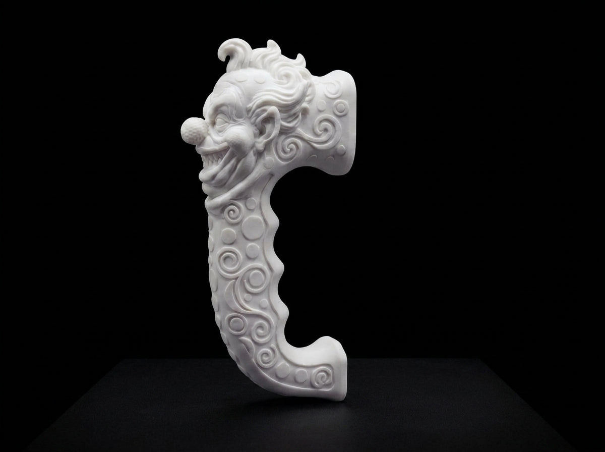 Swirl Clown V1 Tumbler Handle 3D Printing STL – Digital Download