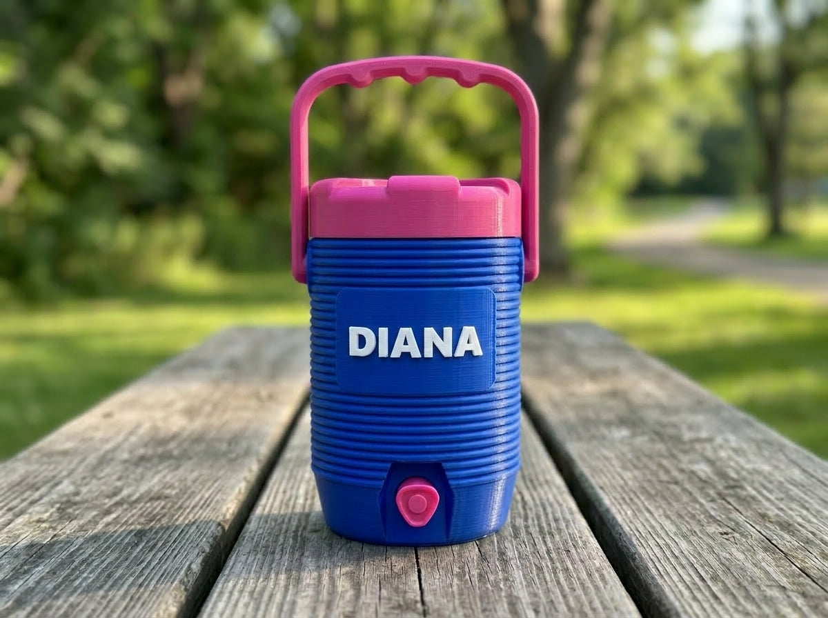 3D Printed Classic Cooler Can Holder - Customizable