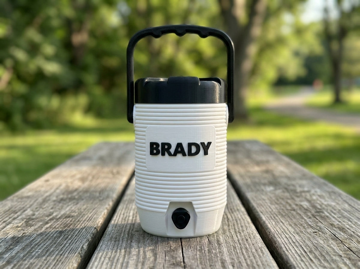 3D Printed Classic Cooler Can Holder - Customizable