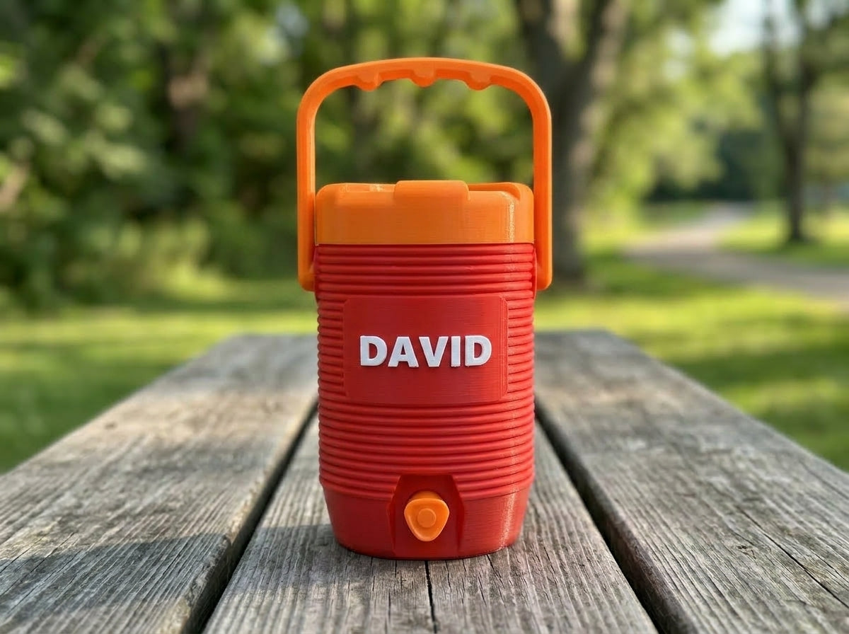 3D Printed Classic Cooler Can Holder - Customizable