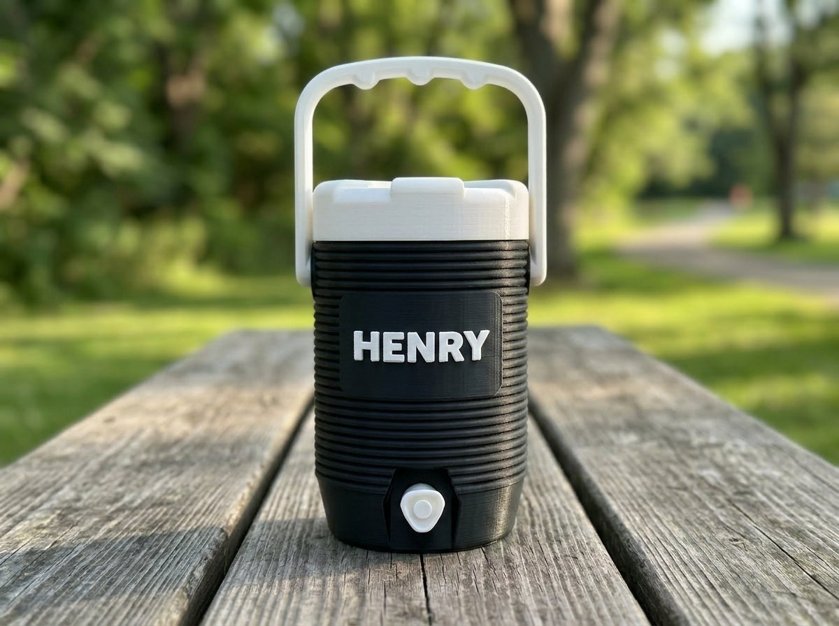 3D Printed Classic Cooler Can Holder - Customizable