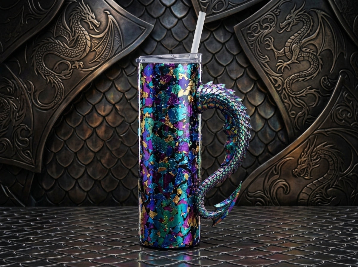 Dragon Tail V3 Tumbler Handle 3D Printing STL – Digital Download