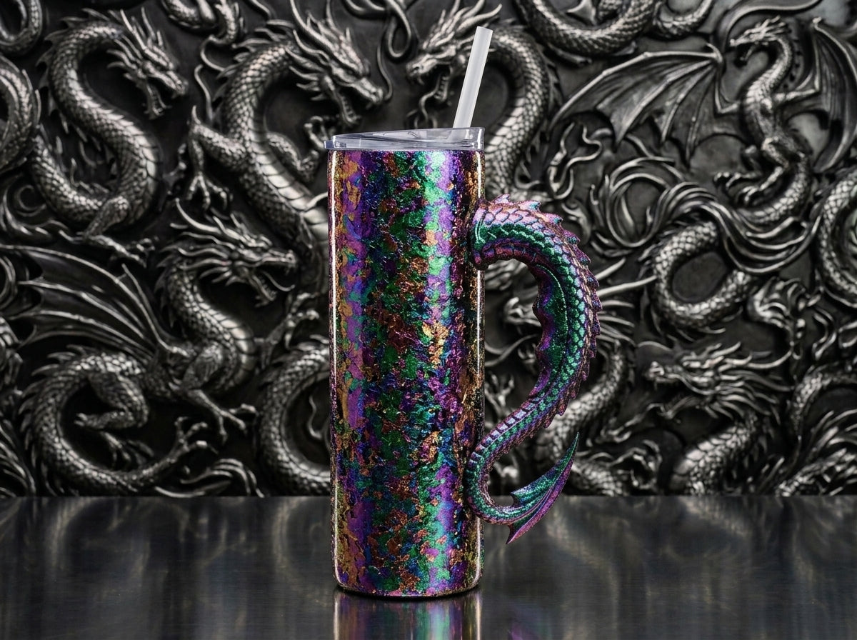 Dragon Tail V3 Tumbler Handle 3D Printing STL – Digital Download
