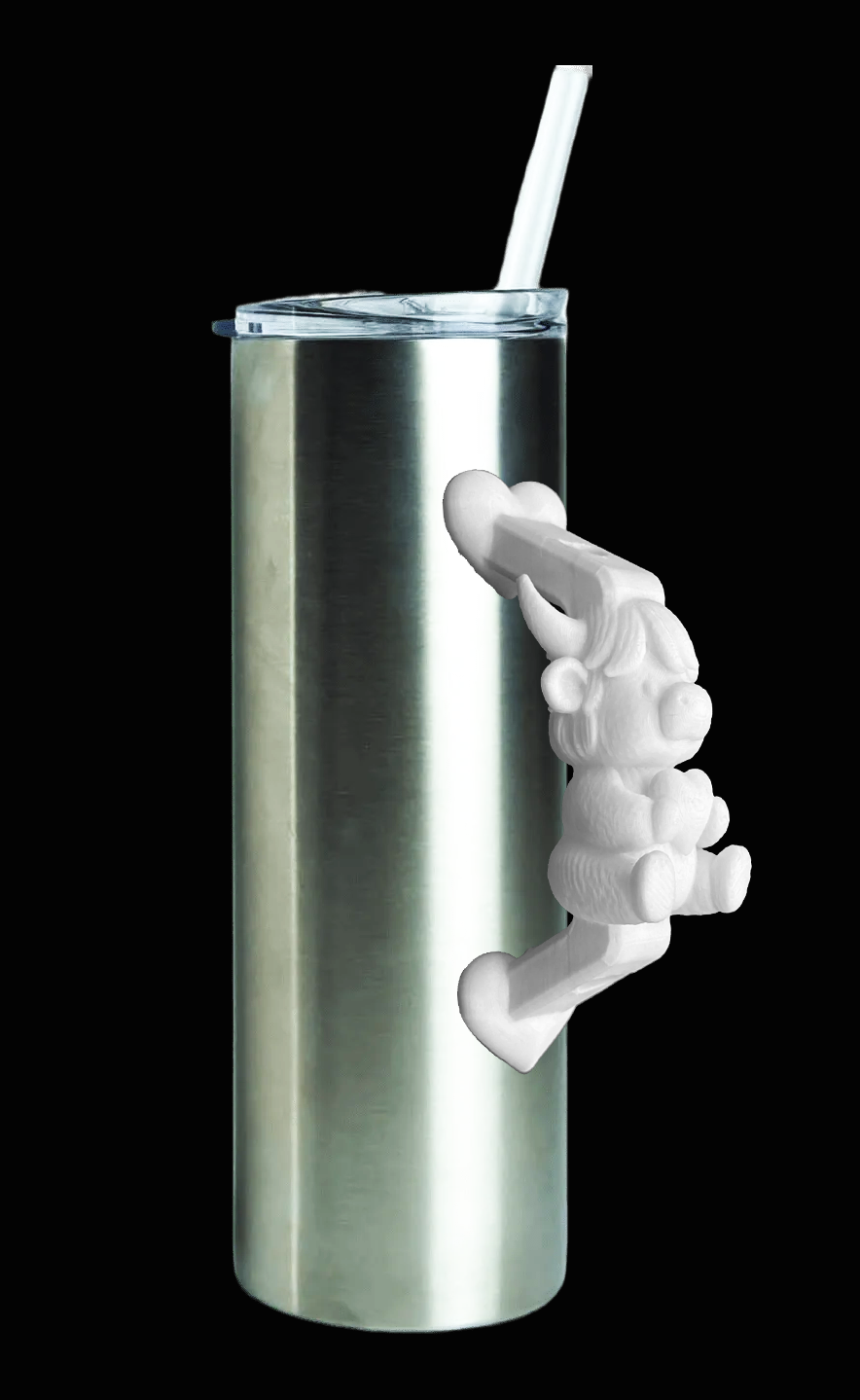 3D Printed Tumbler Handles - Multiple Designs - Series 1