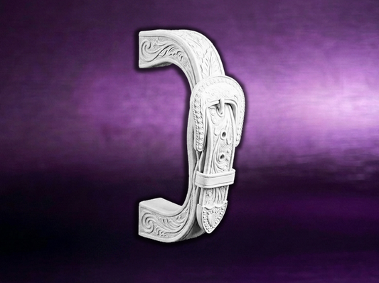 Cowgirl Buckle Tumbler Handle 3D Printing STL – Digital Download