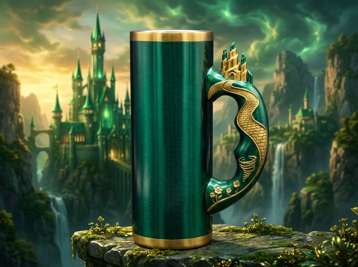 Emerald Castle Road Tumbler Handle 3D Printing STL – Digital Download