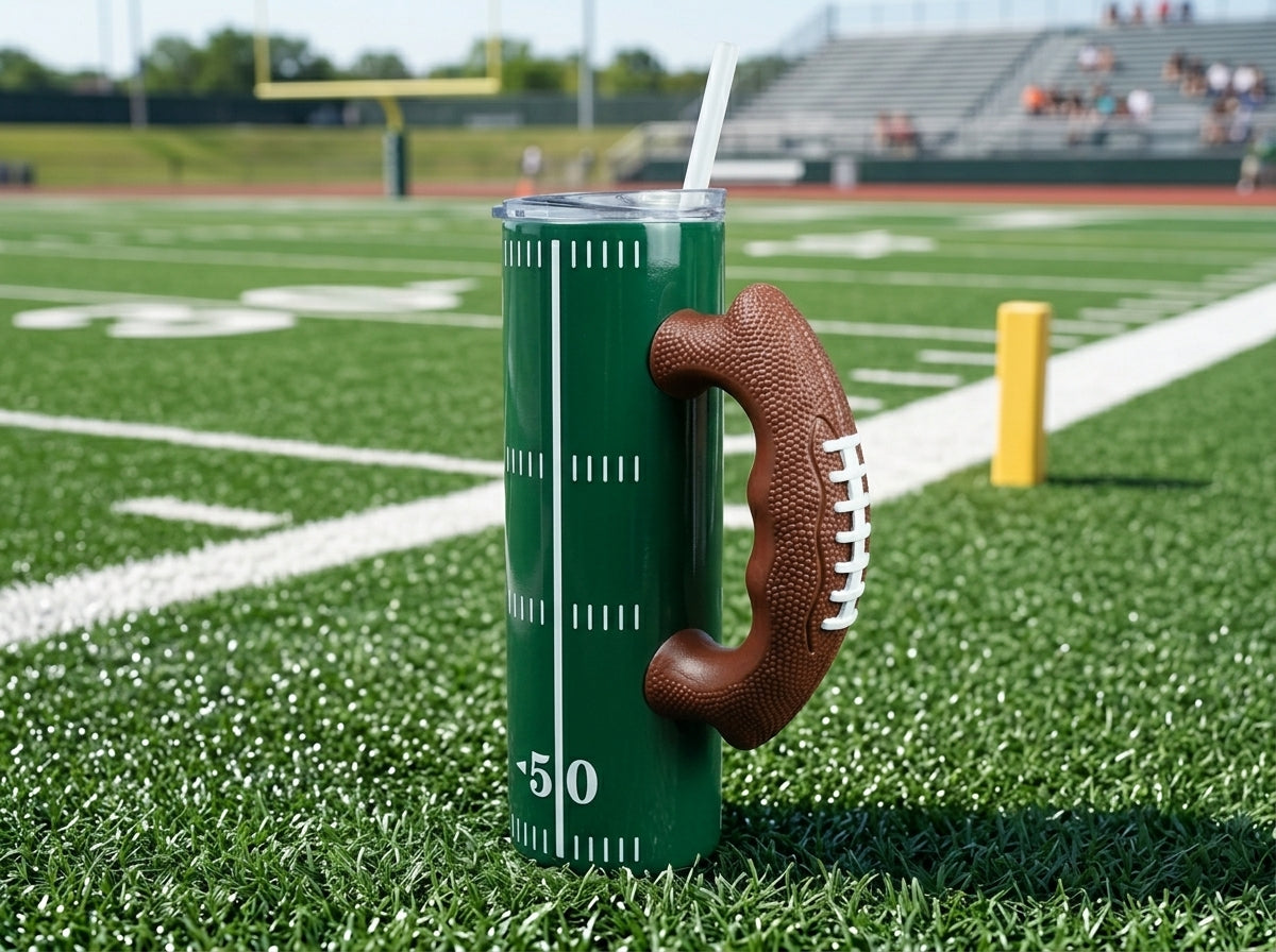 Football Laces V4 Tumbler Handle 3D Printing STL – Digital Download