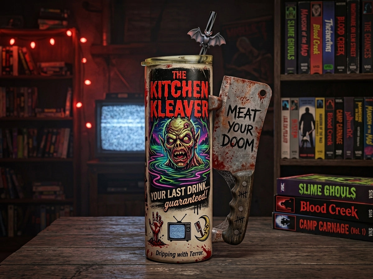 Meat Cleaver Tumbler Handle 3D Printing STL – Digital Download