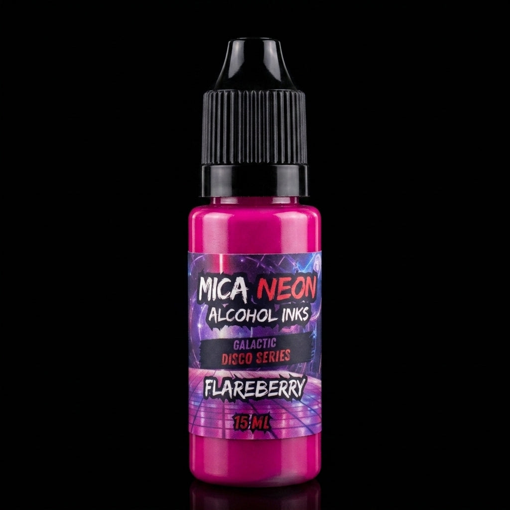 Mishy Lee Alcohol Inks - Galactic Disco Neon Mica Inks - 15mL