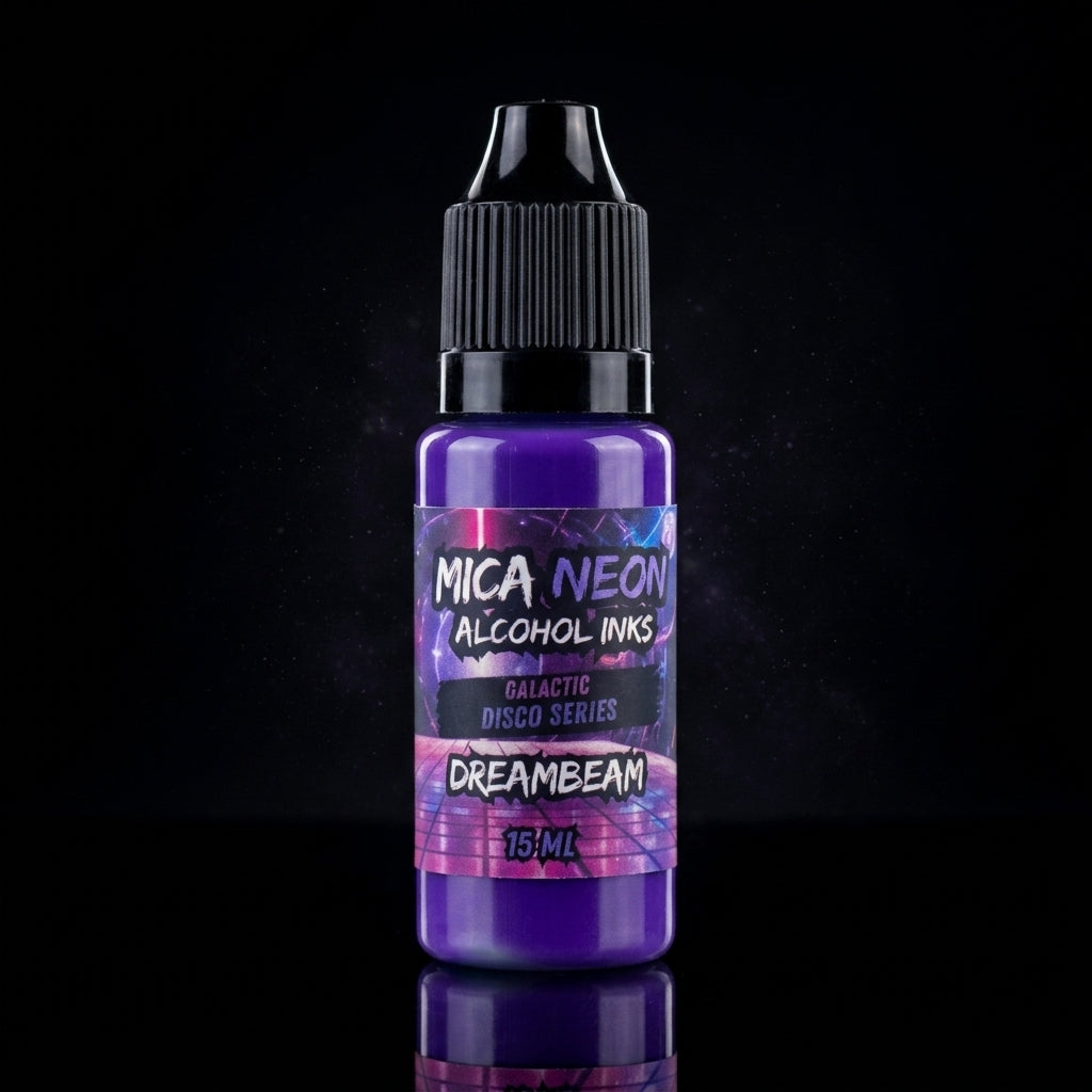Mishy Lee Alcohol Inks - Galactic Disco Neon Mica Inks - 15mL