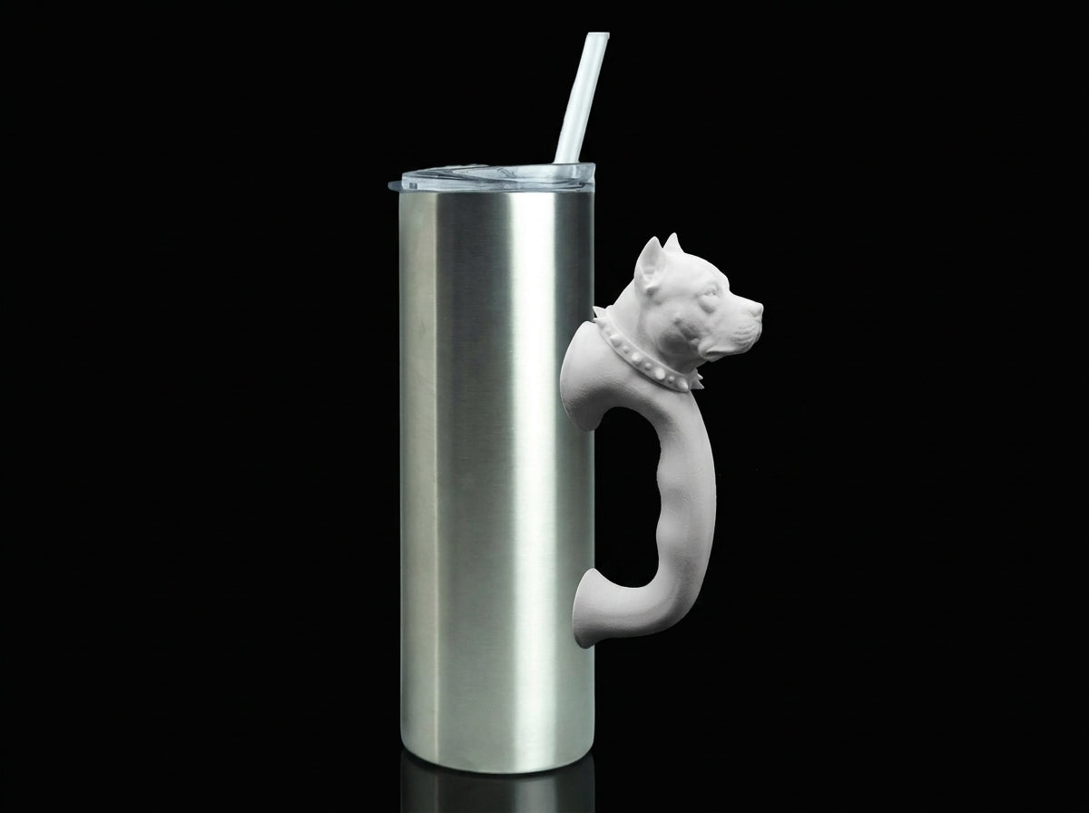 Pitbull V4 Tumbler Handle 3D Printing STL – Digital Download