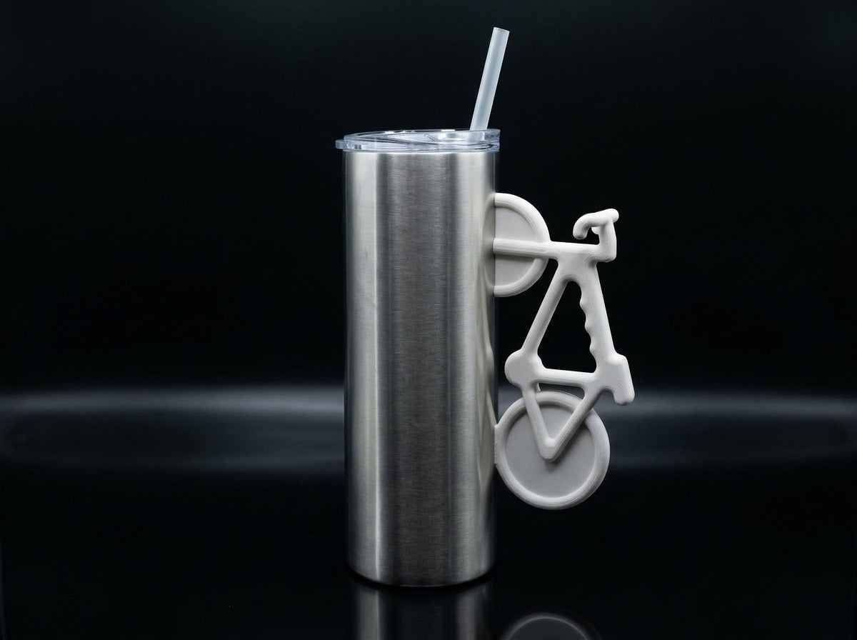 Bicycle Tumbler Handle 3D Printing STL – Digital Download