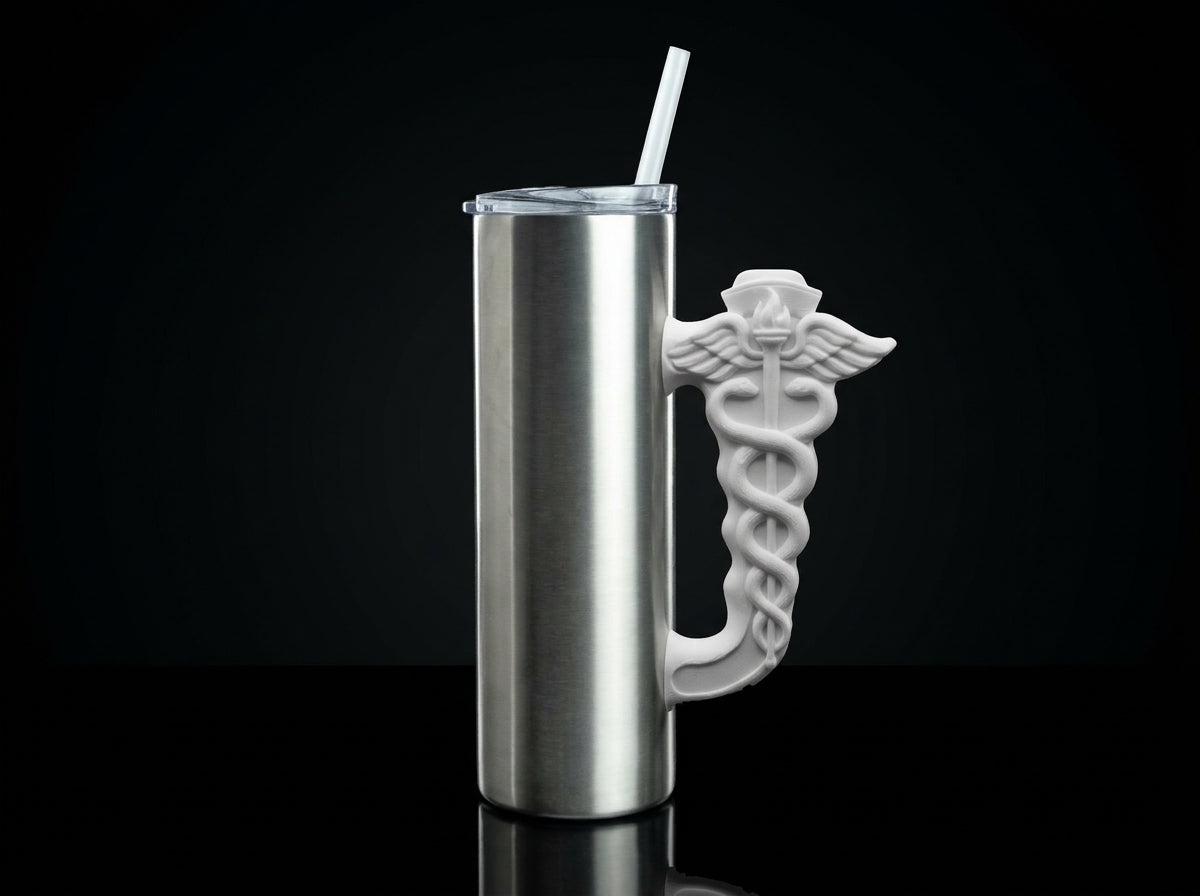 Medical Symbol Tumbler Handle 3D Printing STL – Digital Download