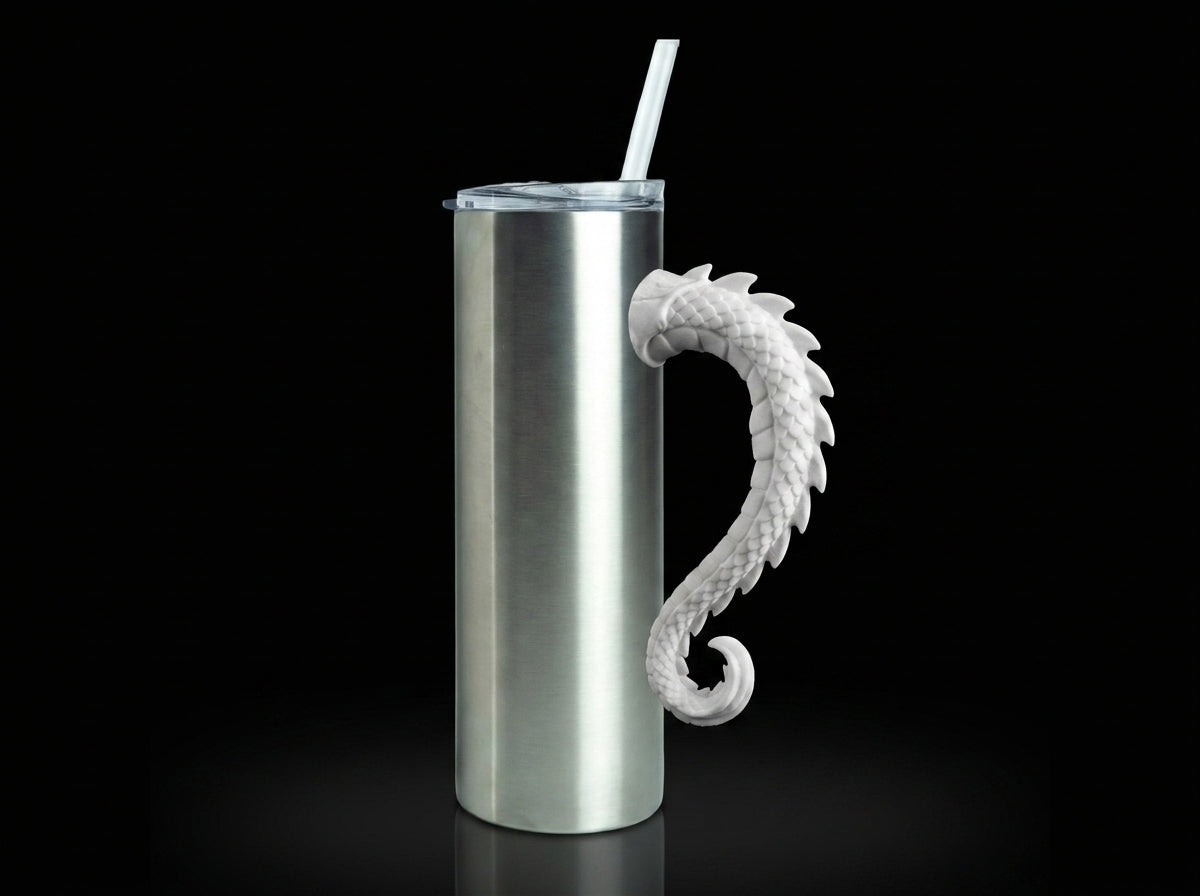 Dragon Tail V2 Tumbler Handle 3D Printing STL – Digital Download