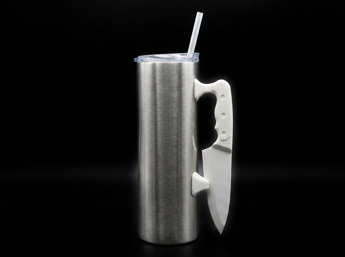 Kitchen Knife V2 Tumbler Handle 3D Printing STL – Digital Download