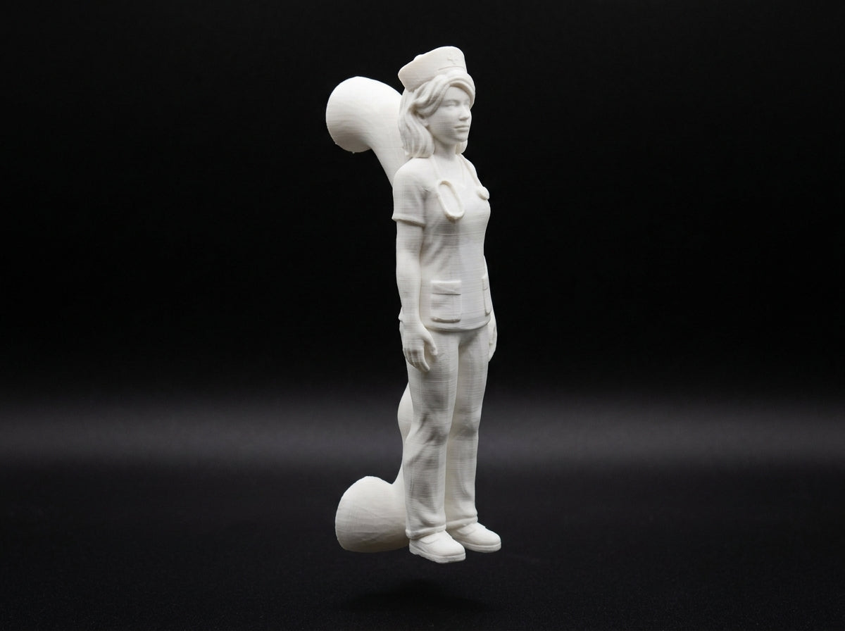 Standing Nurse Tumbler Handle 3D Printing STL – Digital Download