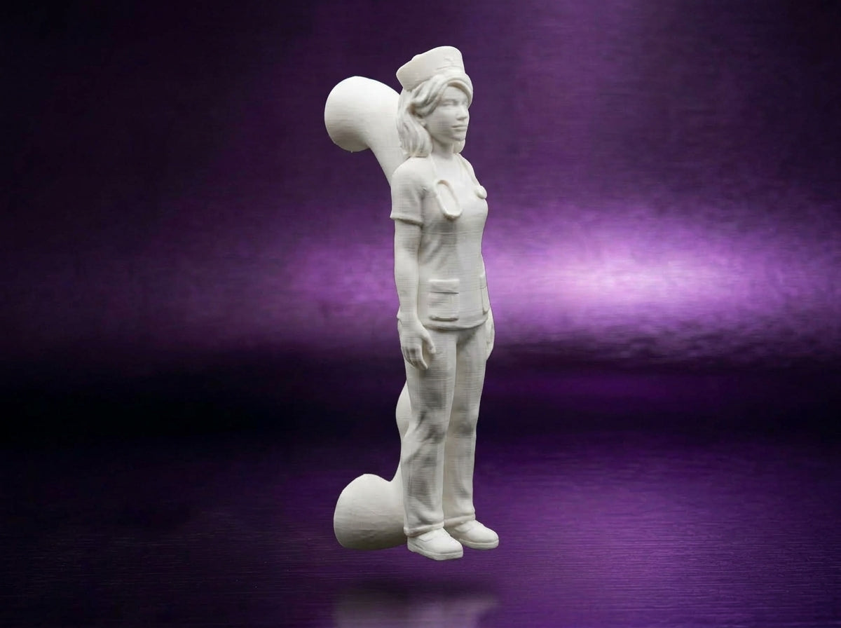 Standing Nurse Tumbler Handle 3D Printing STL – Digital Download